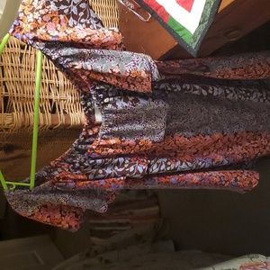 NWOT Maeve On or Off Shoulder Peasant Blouse Size Large